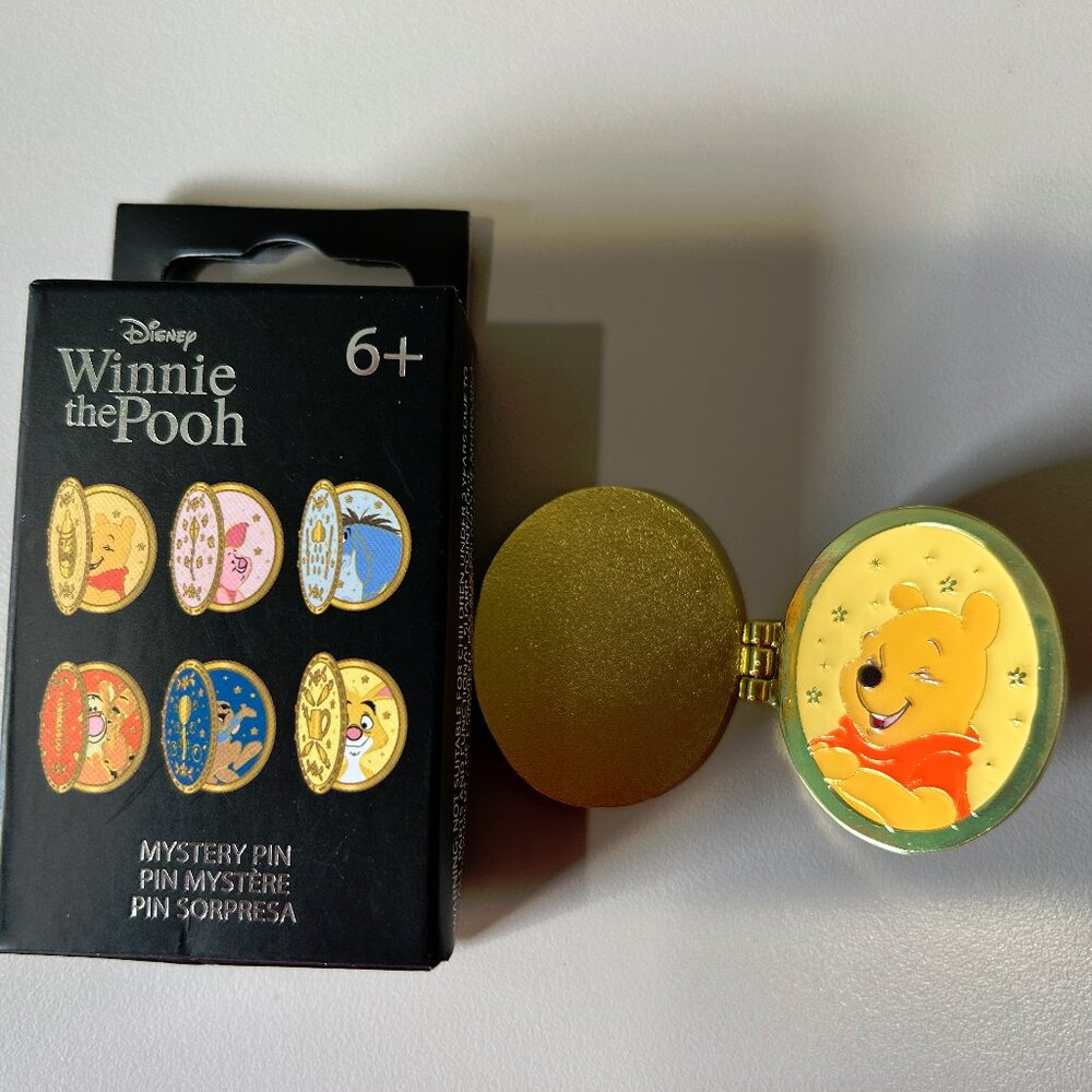 Disney Loungefly Pooh & Friends Mystery Blind Box Pins - Pooh Portrait Hinged